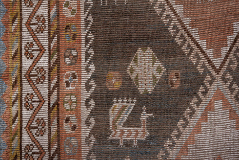 Antique Gabbe Runner Rug (3' x 7')